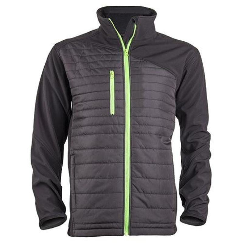 Veste de Travail Homme Corus Noir et Lime - EUROPROTECTION
