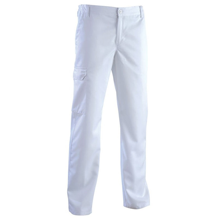 Pantalon Médical Homme Roméo Blanc infirmier aide soignant pas cher promotion promo hopital