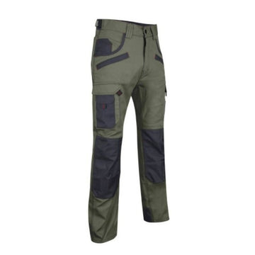 Pantalon de Travail Homme Tourbe Poches Genouillères Marron - LMA - 4