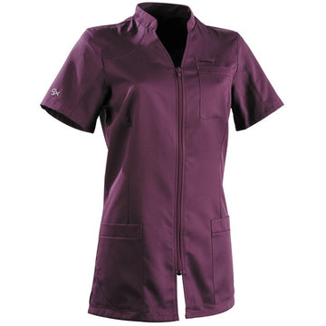 Blouse médicale 2SAN violet femme manche courte pas cher