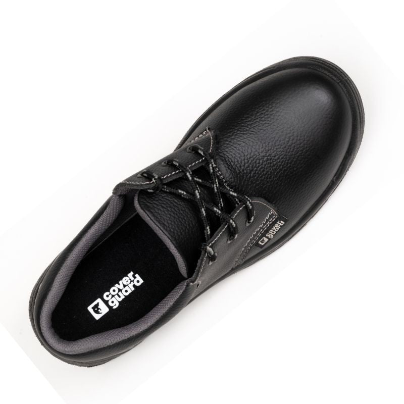 Chaussures de sécurité Basses AGATE II S3 Noir - COVERGUARD Vue du haut