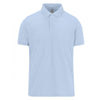 Polo Homme Manches Courtes Bleu Pastel - B&C
