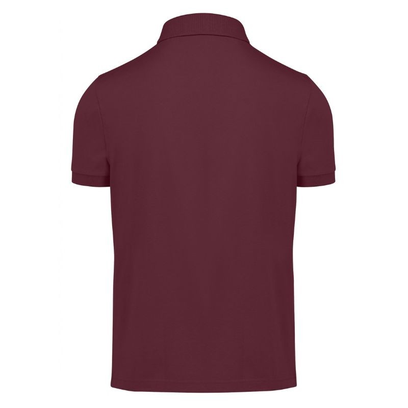 Polo Homme Manches Courtes Burgundy