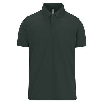 Polo Homme Manches Courtes Vert Foncé - B&C
