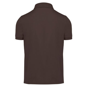 Polo Homme Manches Courtes Café