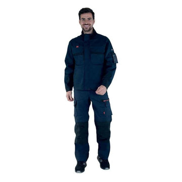 Pantalon de Travail Homme Foras Marine et Noir - LAFONT