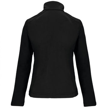 Dos Veste de Travail Femme Softshell Noir - KARIBAN