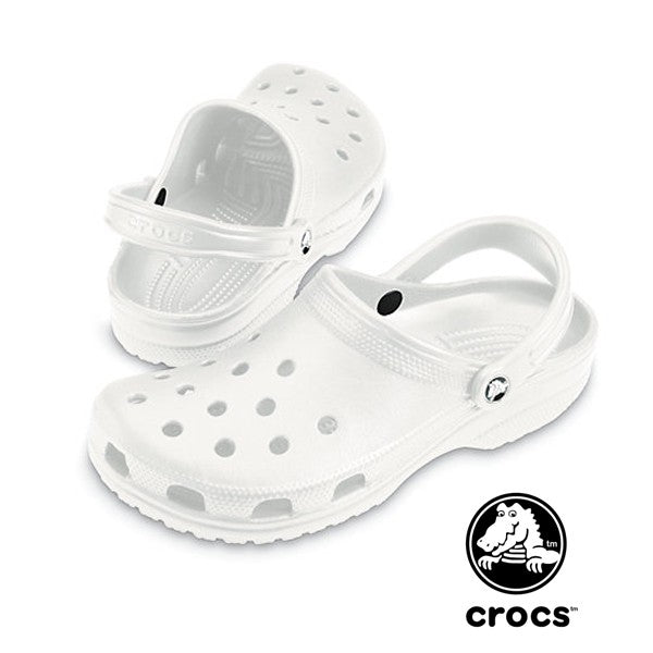 Sabot médical Crocs beach blanc