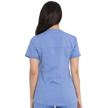 Dos Tunique Médicale Femme Col V Bleu Ciel