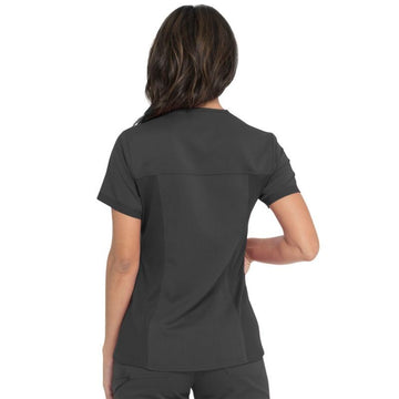 Tunique Médicale Femme Col V Gris