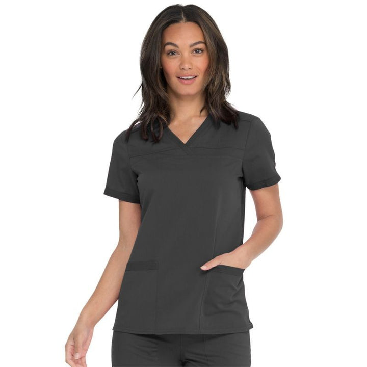 Tunique Médicale Femme Col V Grise - DICKIES