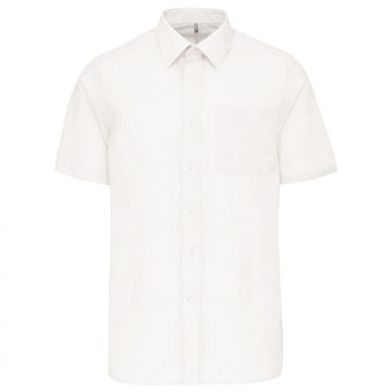 Chemises de Serveur Manches Courtes Blanc - KARIBAN