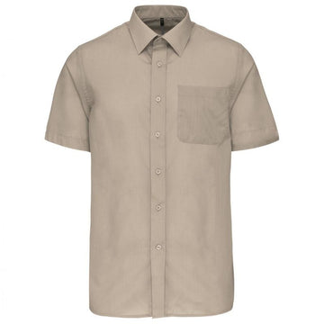Chemise de Serveur Manches Courtes Beige - KARIBAN