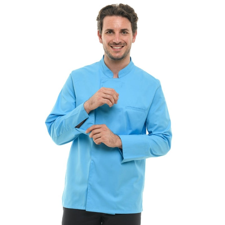Veste turquoise professionnel