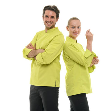 Veste de cuisine Homme Texas et Veste de cuisine Femme Californie Anis Manelli