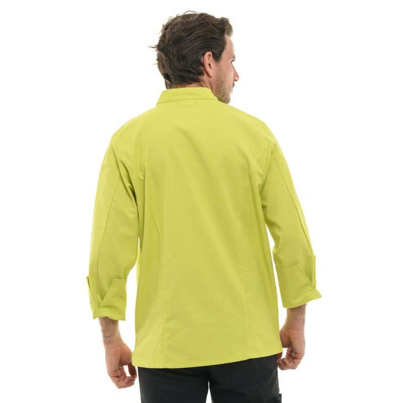 Veste de cuisine Homme détail du dos Manelli