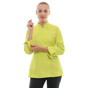 Veste de Cuisine Femme Californie Manches Longues Anis - MANELLI