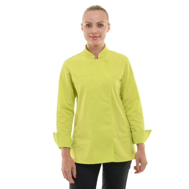 Veste de Cuisine Femme Californie Manches Longues Anis - MANELLI I Veste pour femme