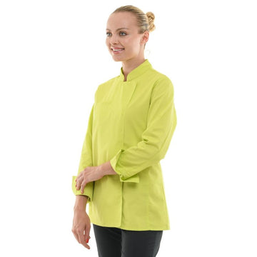Veste de Cuisine Femme Californie Manches Longues Anis - MANELLI I Cuisine