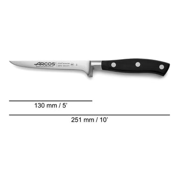 Fiche Technique Couteau à Désosser Série Riviera 130 mm Noir - ARCOS