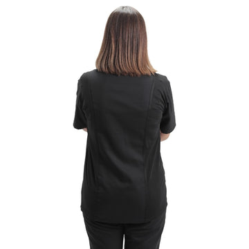 Dos Veste de Cuisine Femme Marbella Manches Courtes - MANELLI