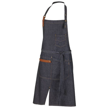 Tablier à Bavette Harold Brut Cuir Cognac - ROBUR