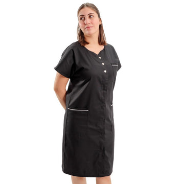 blouse travail femme valia noire