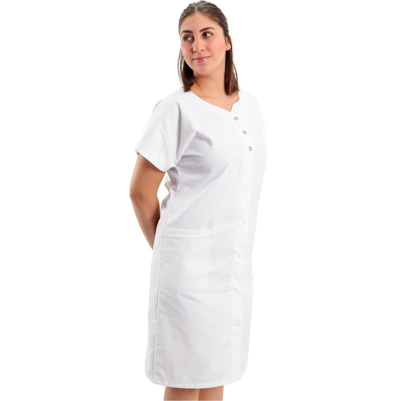 Blouse de travail femme Valia Blanche