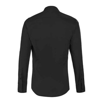 dos chemise de serveur homme noir