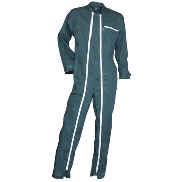 Combinaison Homme Double Fermeture Multi-poches Fusible Vert - LMA
