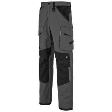 Pantalon de Travail Homme Ruler Gris Charcoal / Noir - ADOLPHE LAFONT