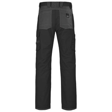 Dos Pantalon de Travail Homme Ruler Noir / Gris Charcoal - ADOLPHE LAFONT
