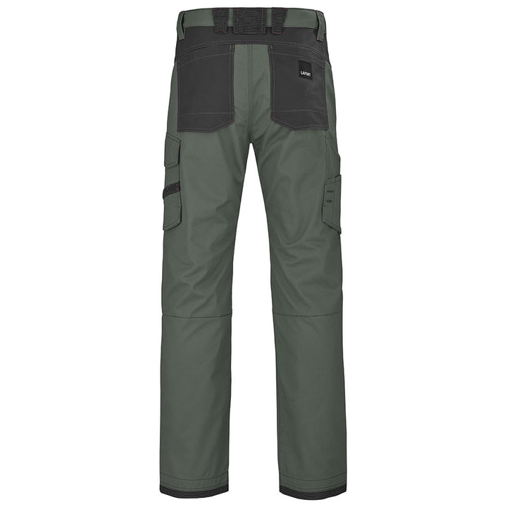 Dos Pantalon de Travail Homme Ruler Kaki / Gris Charcoal - ADOLPHE LAFONT