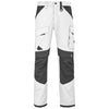 Pantalon de Travail Homme Ruler Blanc et Gris Charcoal - ADOLPHE LAFONT