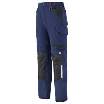 Profil Pantalon de Travail Homme Stretch Ruler Marine / Noir - ADOLPHE LAFONT