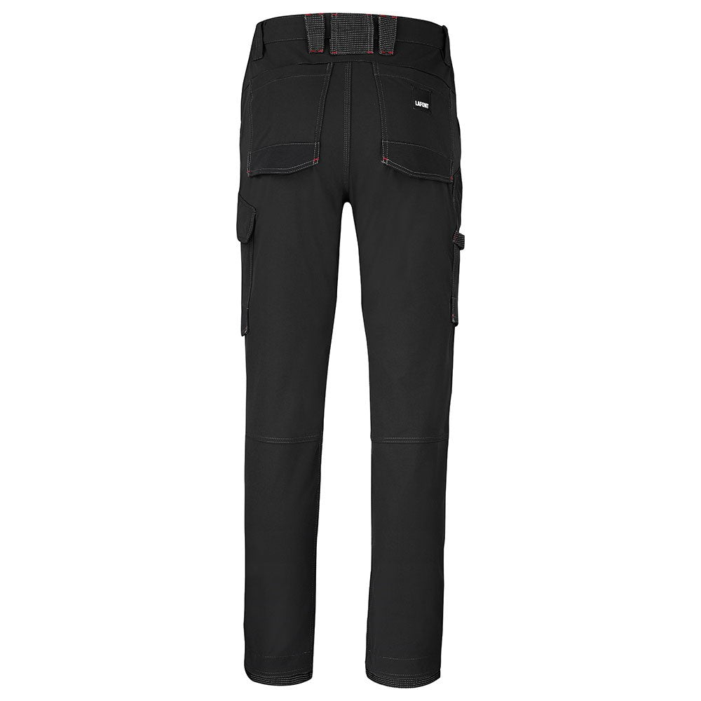 Dos Pantalon de Travail Homme Stretch Ruler Noir - ADOLPHE LAFONT