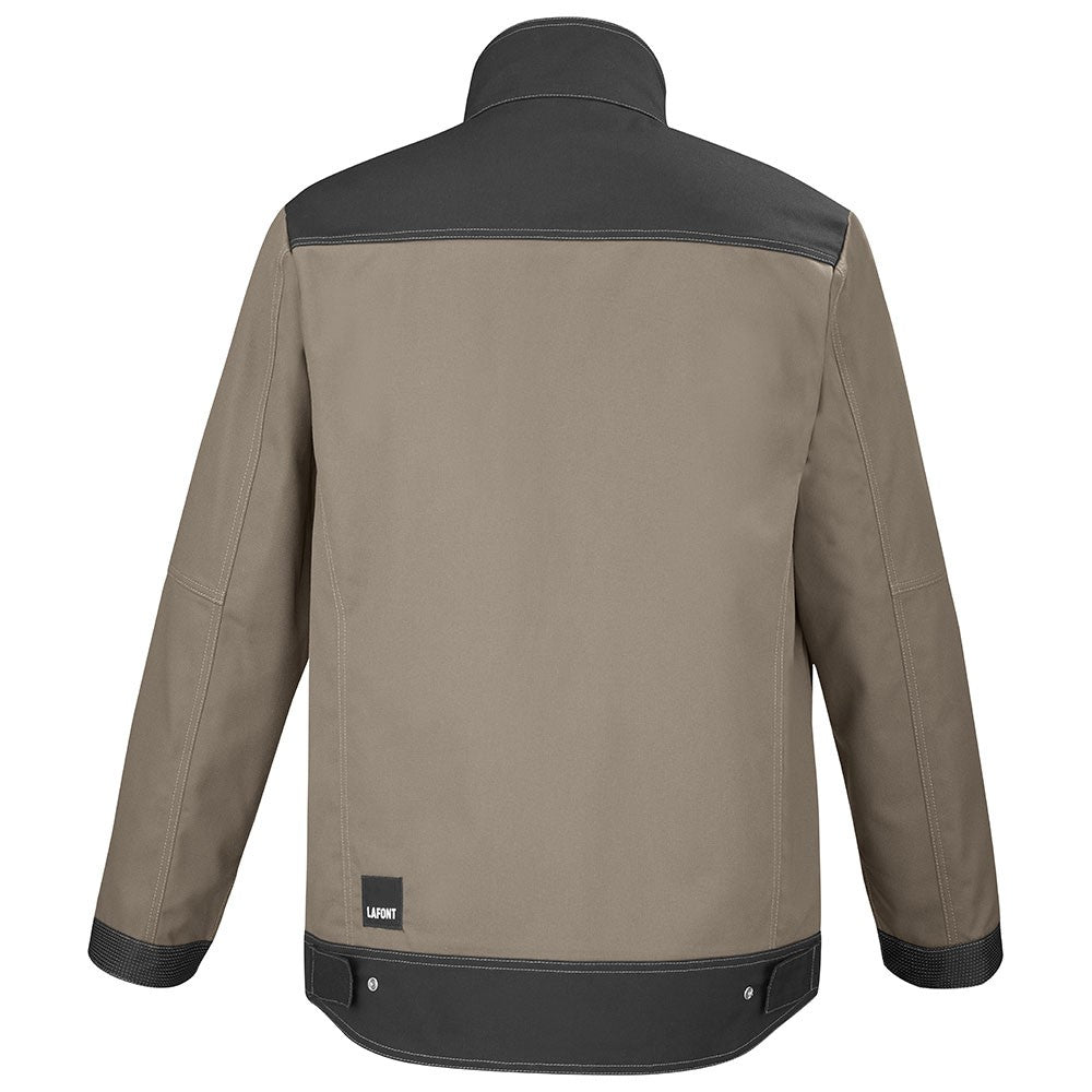 Dos Blouson Homme Shear Beige / Gris Charcoal - ADOLPHE LAFONT