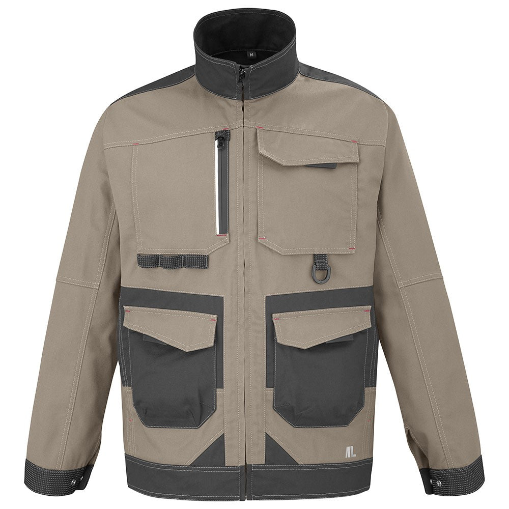 Blouson Homme Shear Beige / Gris Charcoal - ADOLPHE LAFONT