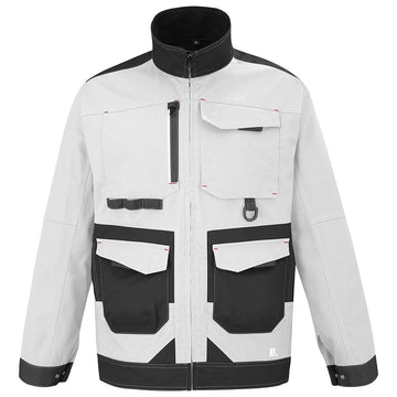 Blouson Homme Shear Blanc / Gris Charcoal - ADOLPHE LAFONT