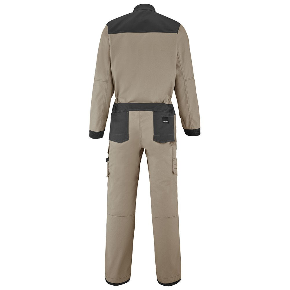 Dos Combinaison de Travail Frame Beige / Gris Charcoal - ADOLPHE LAFONT