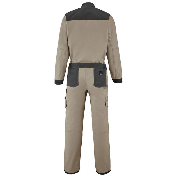 Dos Combinaison Travail 2 Zip Wire Beige / Gris Charcoal - ADOLPHE LAFONT