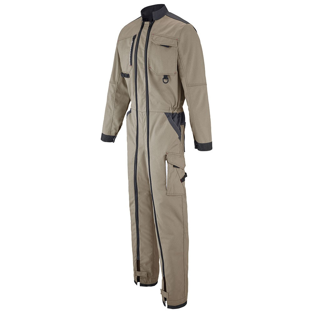 Combinaison Travail 2 Zip Wire Beige / Gris Charcoal - LAFONT