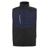 Gilet de Travail Sans Manches Matelassé Pirin Navy / Noir - CEPOVETT