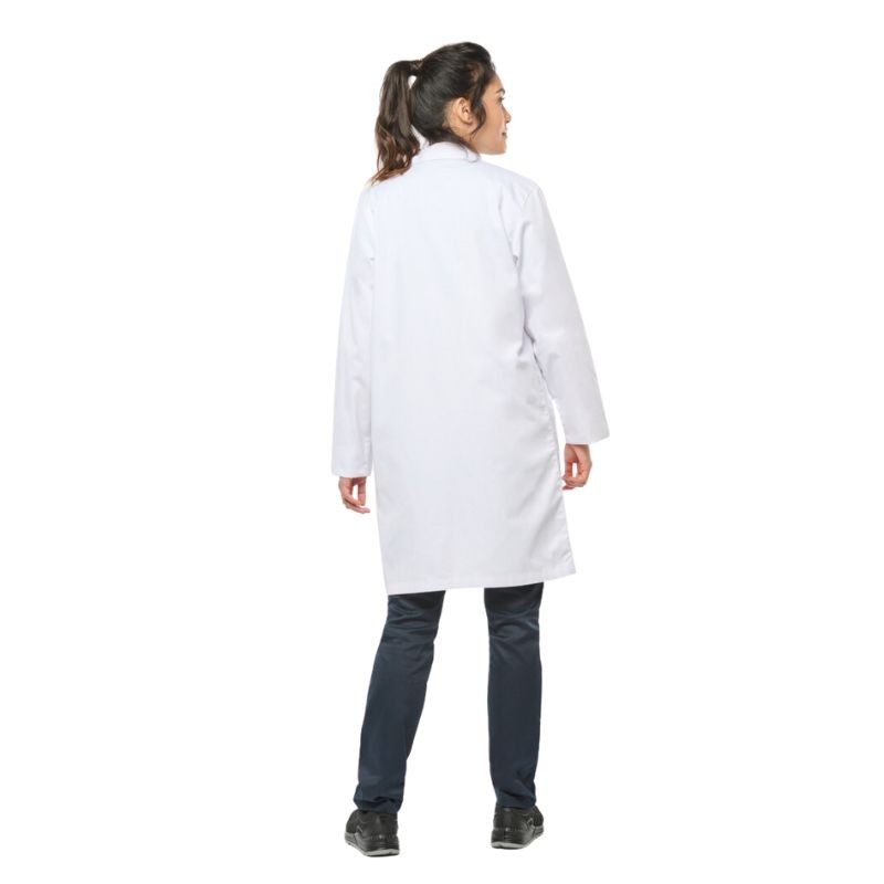 Dos Blouse de Travail Unisexe Blanche - TOPTEX