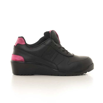 Chaussure de Sécurité Femme Compensée Jenny Noir/Rose - NORDWAYS