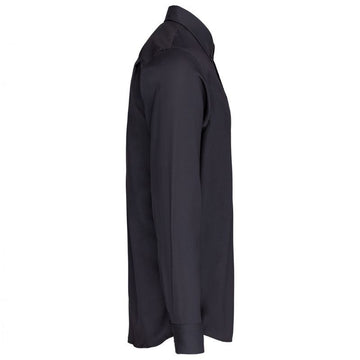 Profil Chemise Service Homme Manches Longues Sans Repassage Gris Foncé - KARIBAN