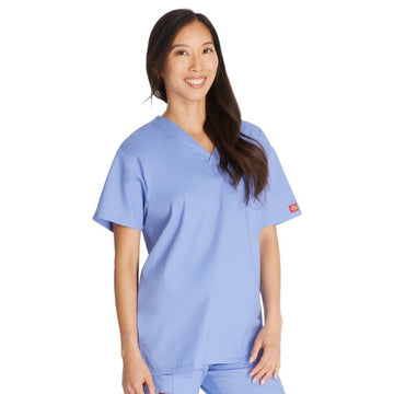 Unisexe Col V Bleu Ciel - DICKIES