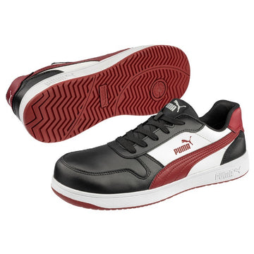 Basket de Sécurité Mixte Frontcourt Basse Noir Blanc Rouge S3 - PUMA - 2