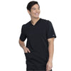 Tunique Médicale Homme Tissu Extensible Sergé Noir - DICKIES MEDICAL