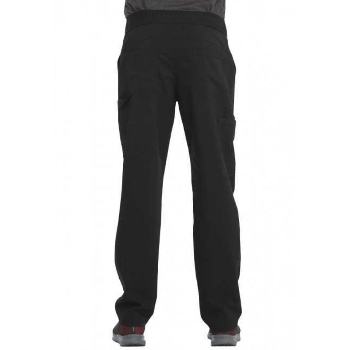 Pantalon médical homme noir dos